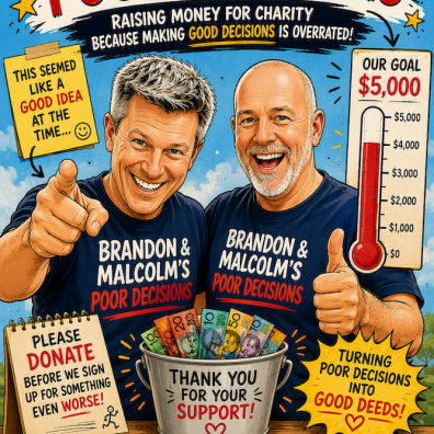 Brandon & Malcolm’s Poor Decisions team photo
