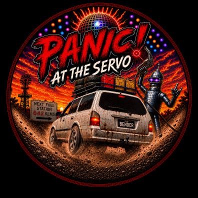 Panic! At the servo team photo