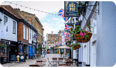 High street of Richmond