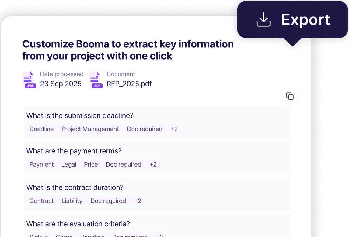 Extract requirements