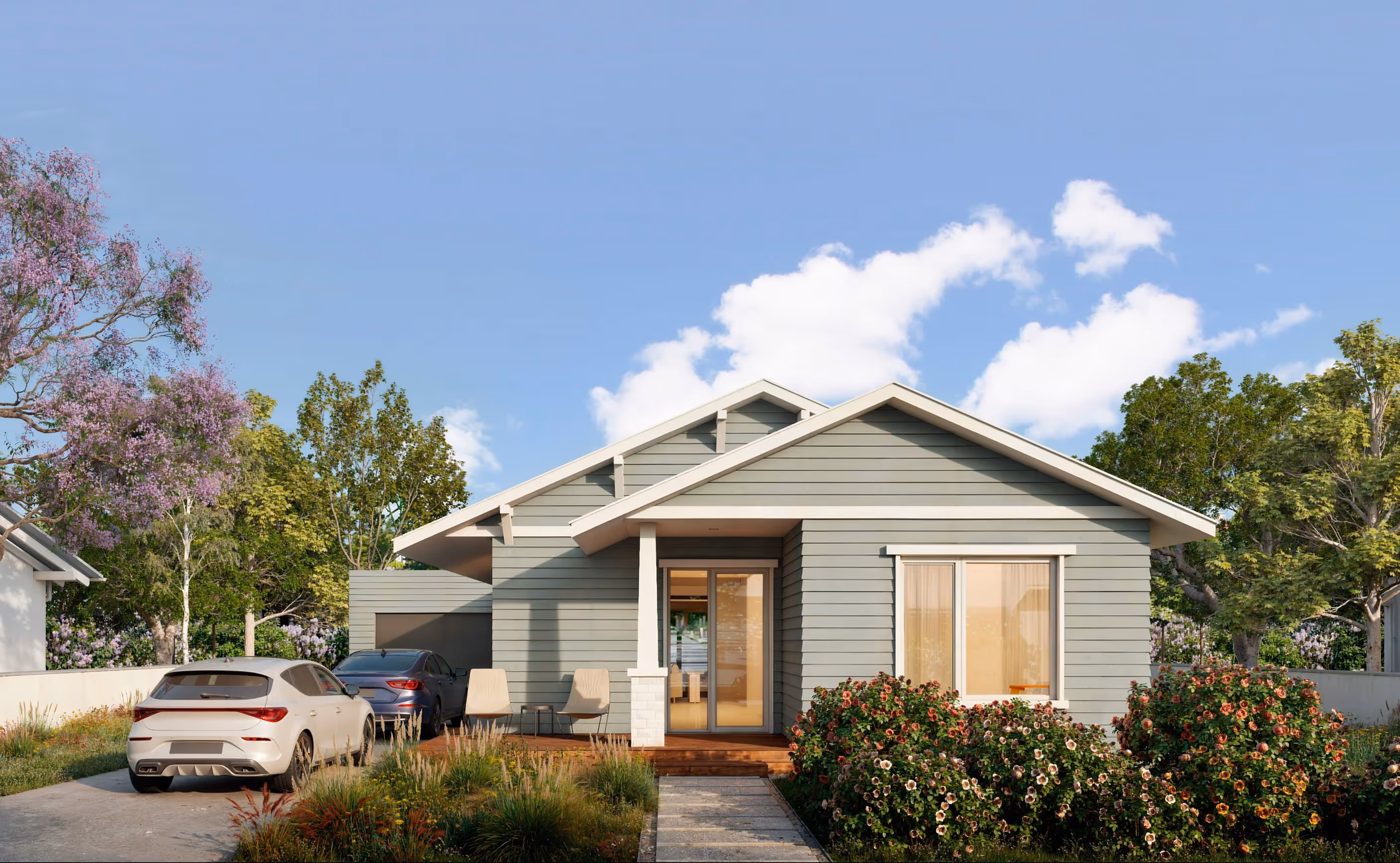Craftsman bungalow floorplan