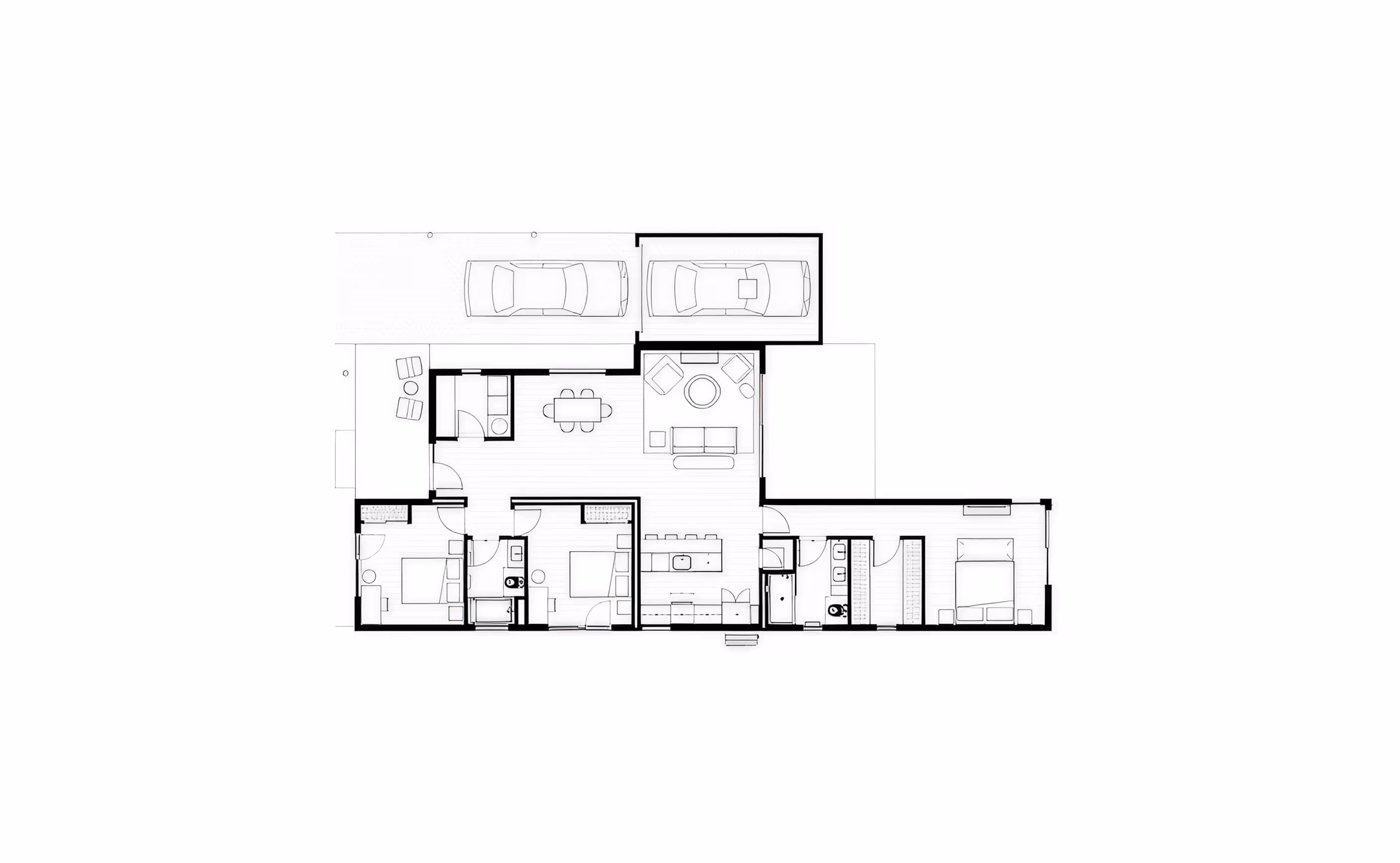 Spanish bungalow floorplan