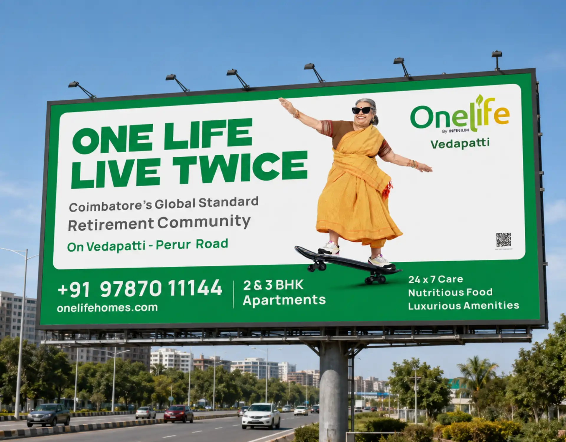One Life billboard campaign