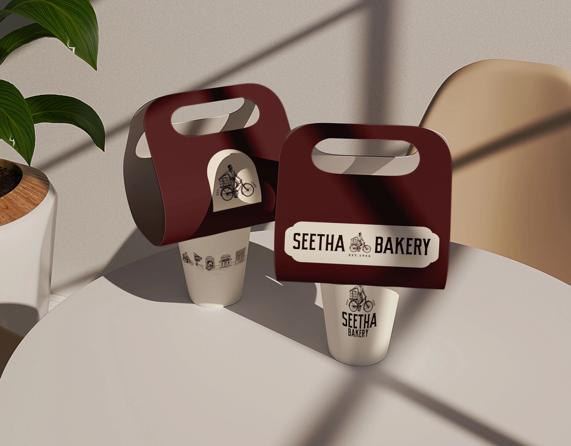 Mirra brand identity mockup