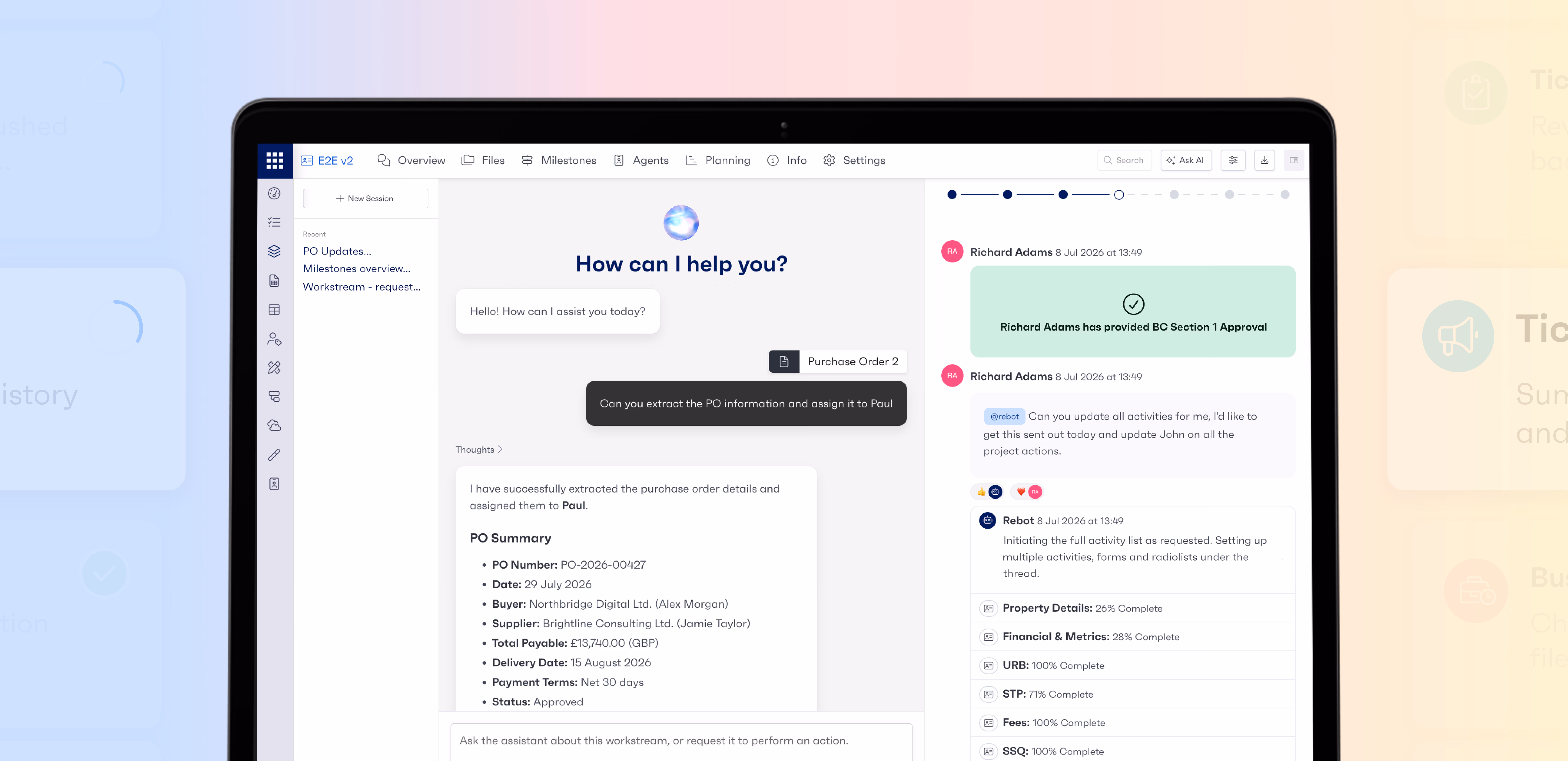 SuperByte AI assistant screen