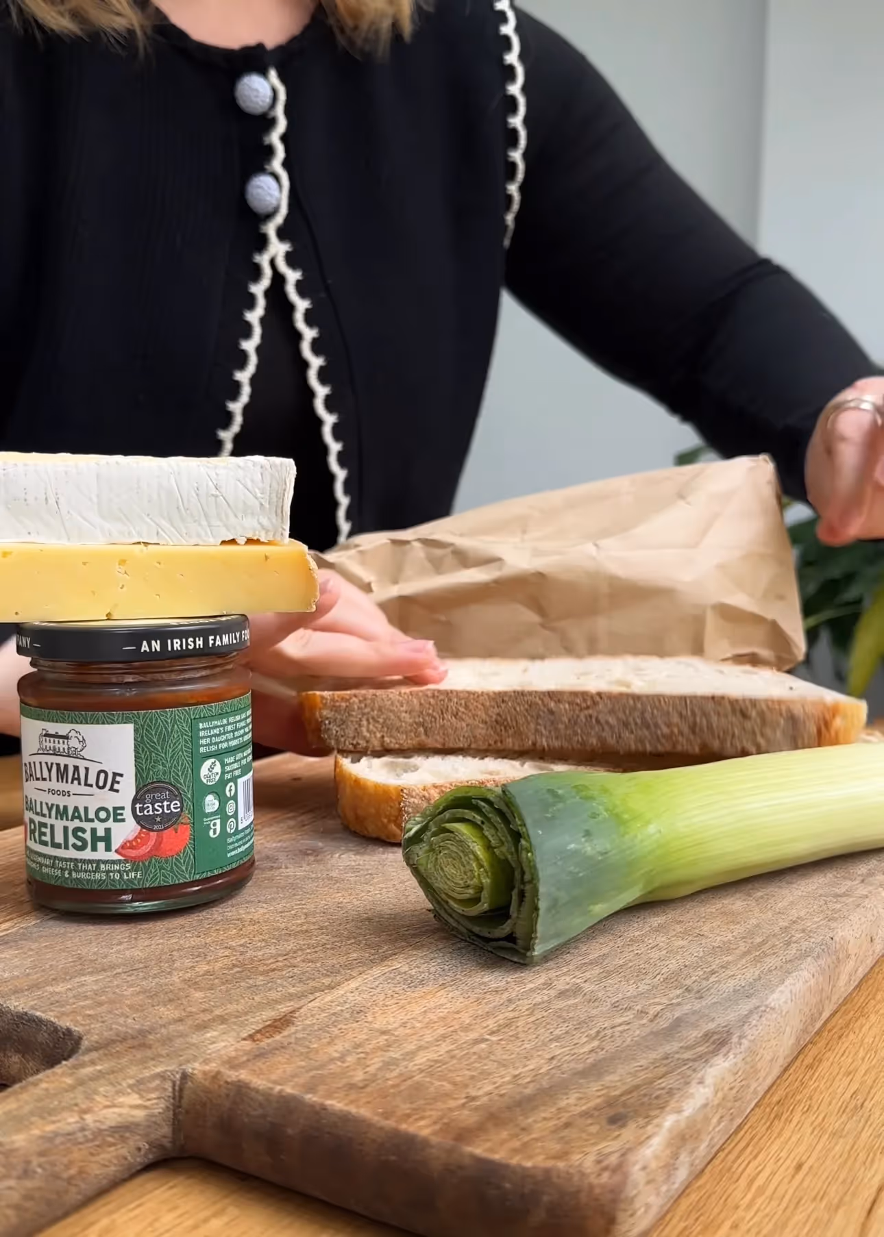 Double Cheese & Caramelised Leek Toastie | One Pot One Portion