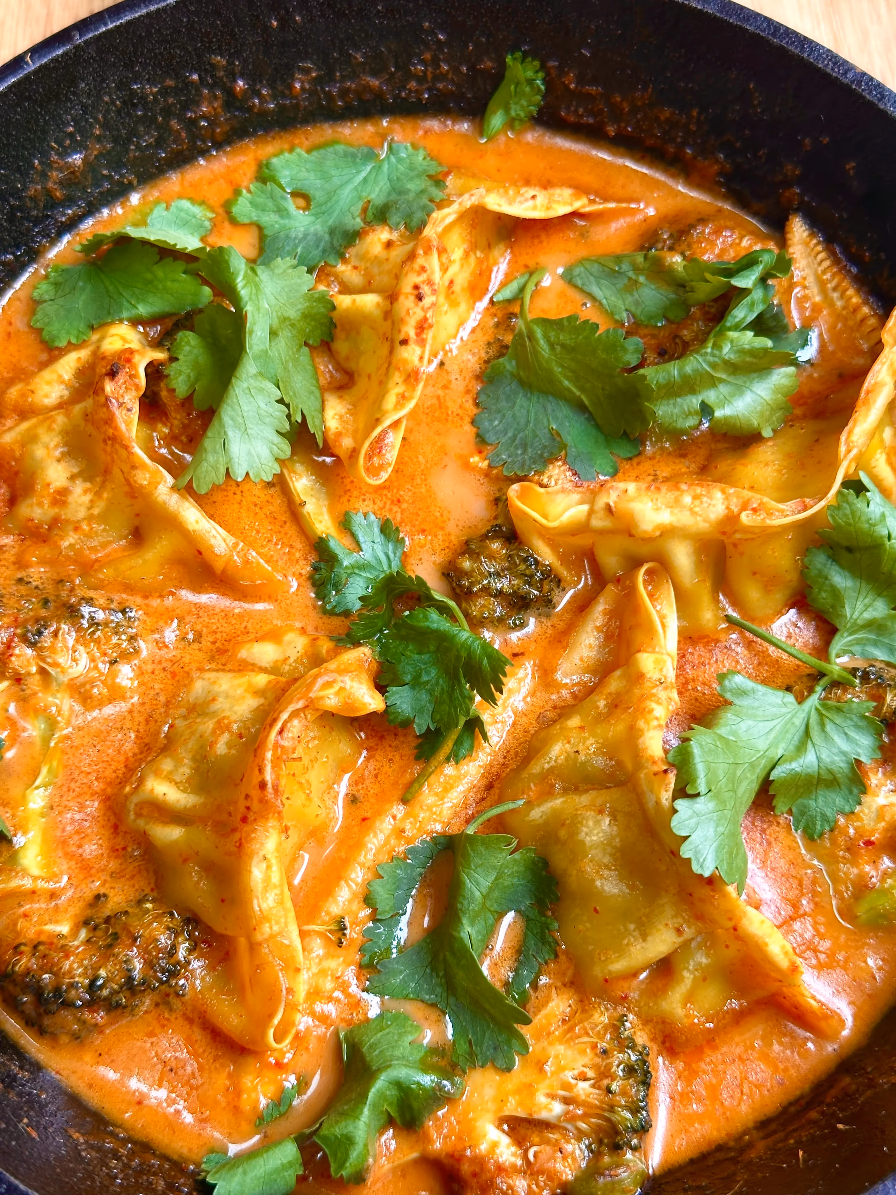 Thai Red Curry Baked Dumplings | One Pot One Portion