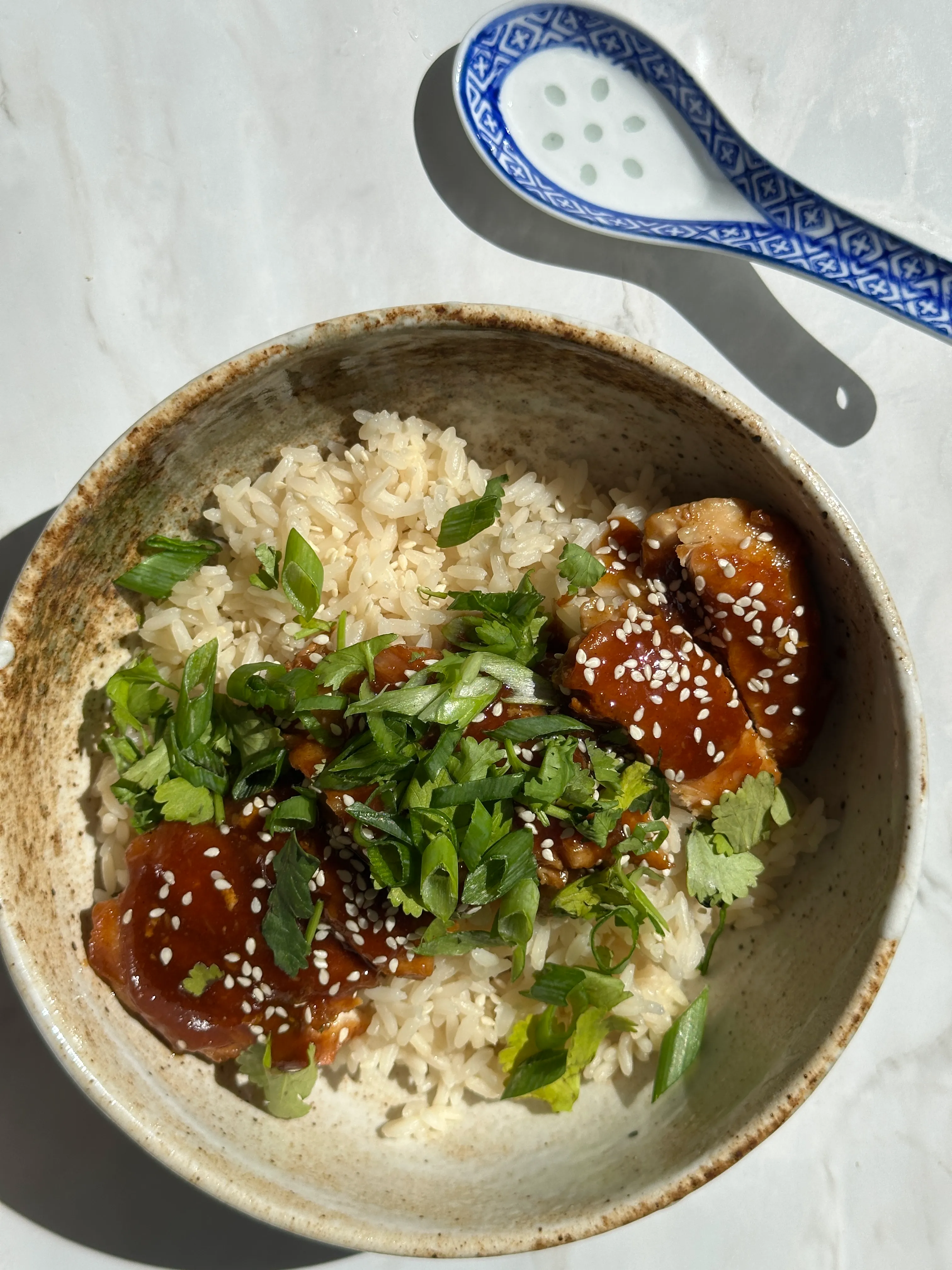 Sticky Soy Glazed Chicken (One Pot One Portion)