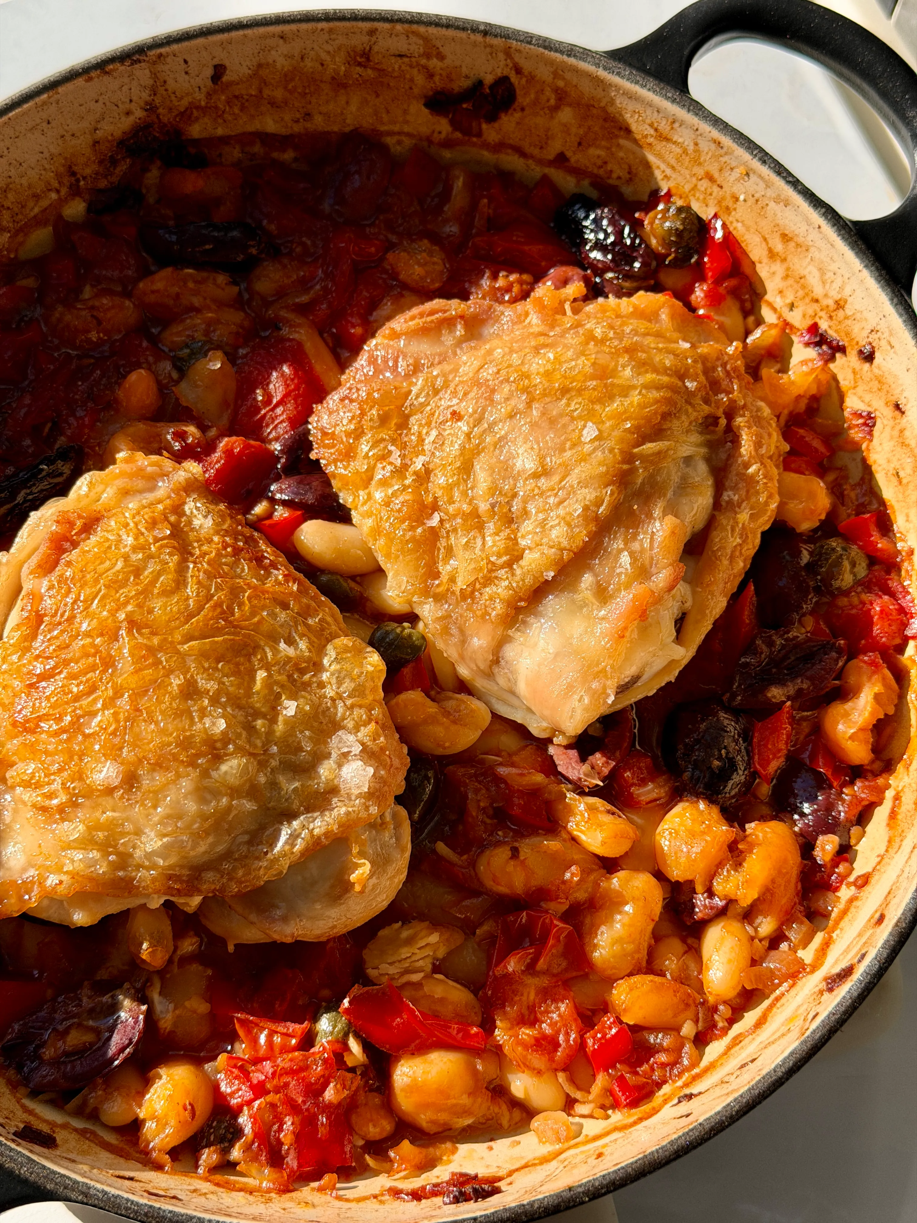 Chicken Puttanesca Bake | One Pot One Portion