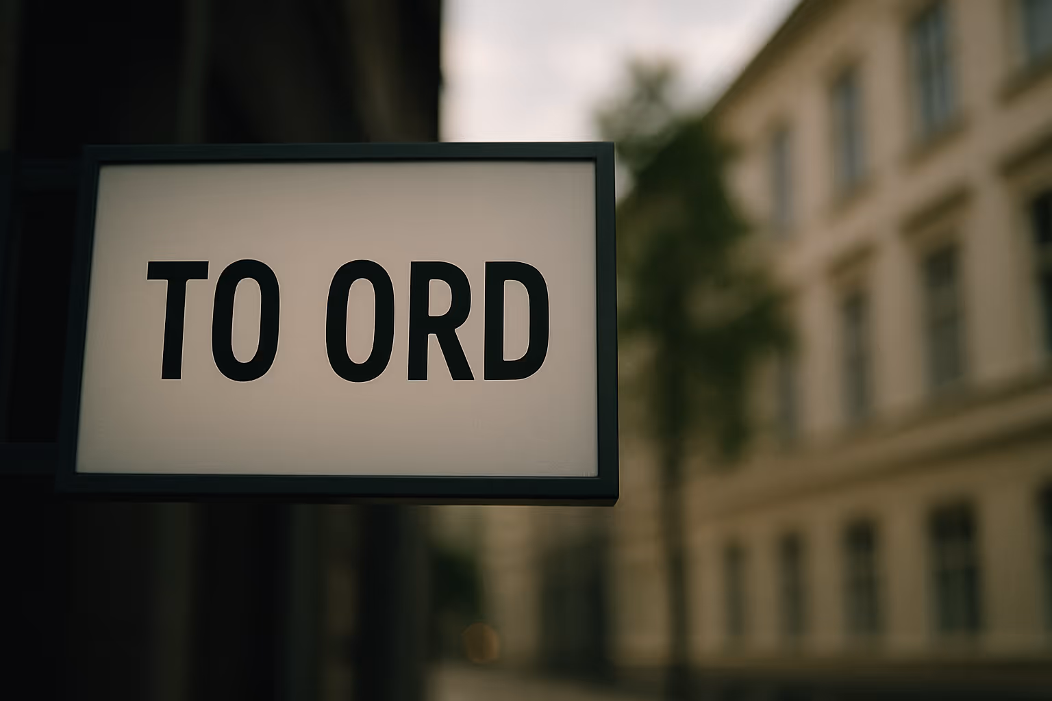 To ord. Én posisjon. 