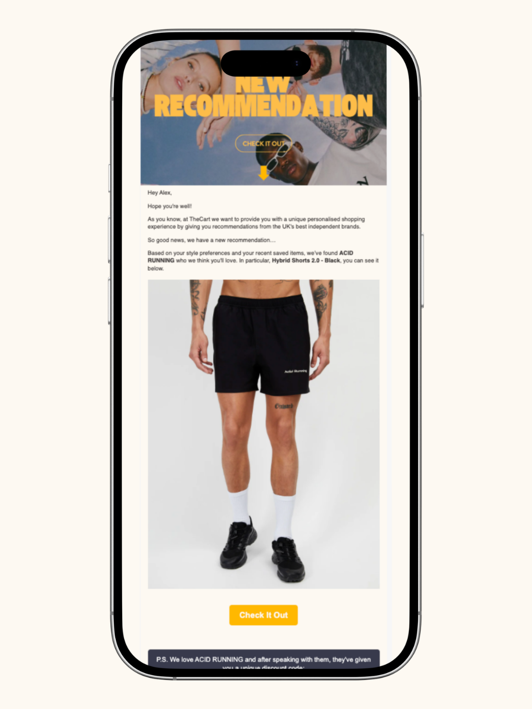 Personalised recommendations