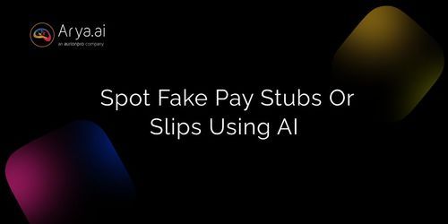 How to Spot Fake Pay Stubs or Slips Using AI