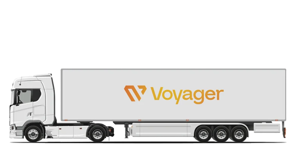 Digital image of voyager arctic truck.