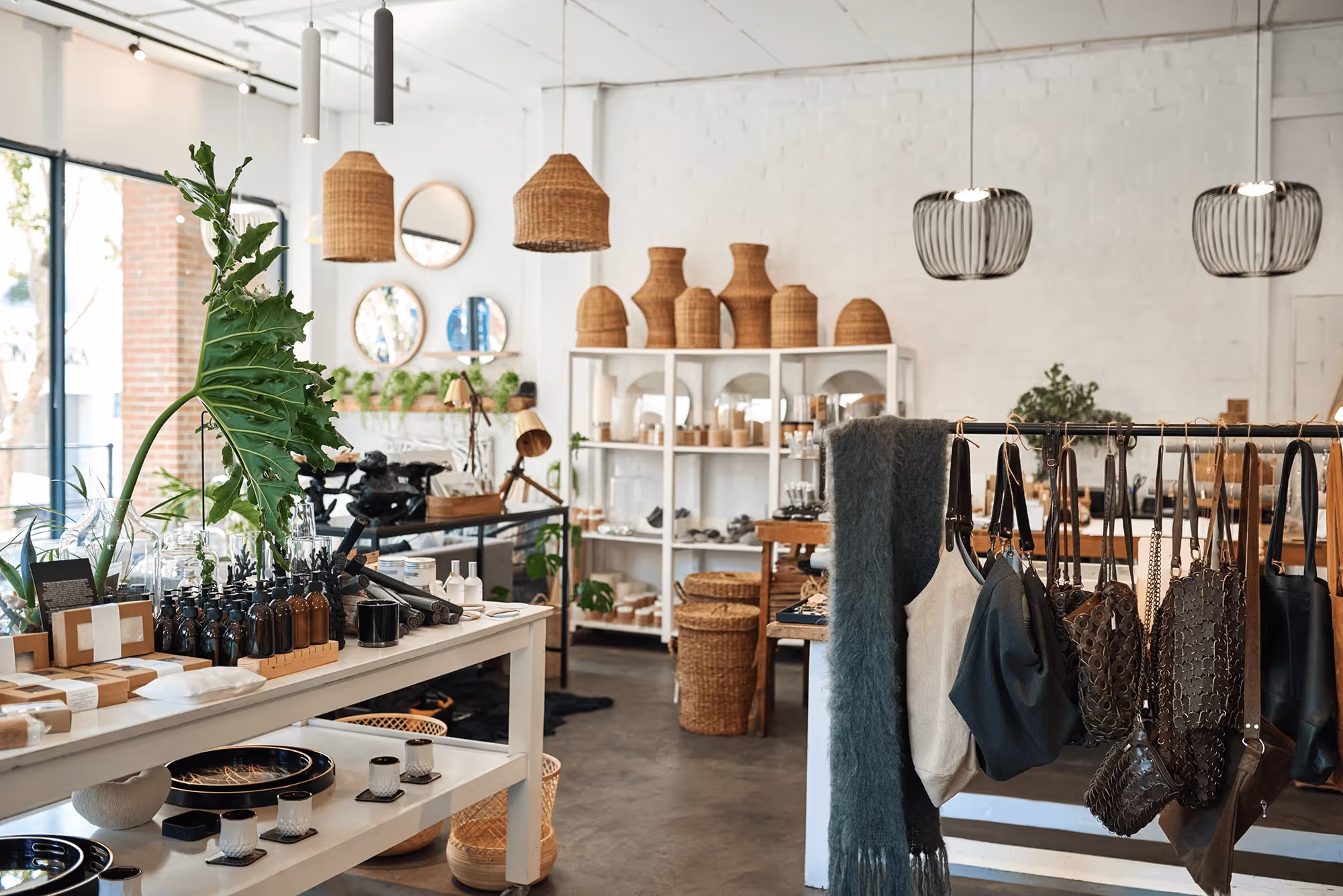 A retail shop store. 
