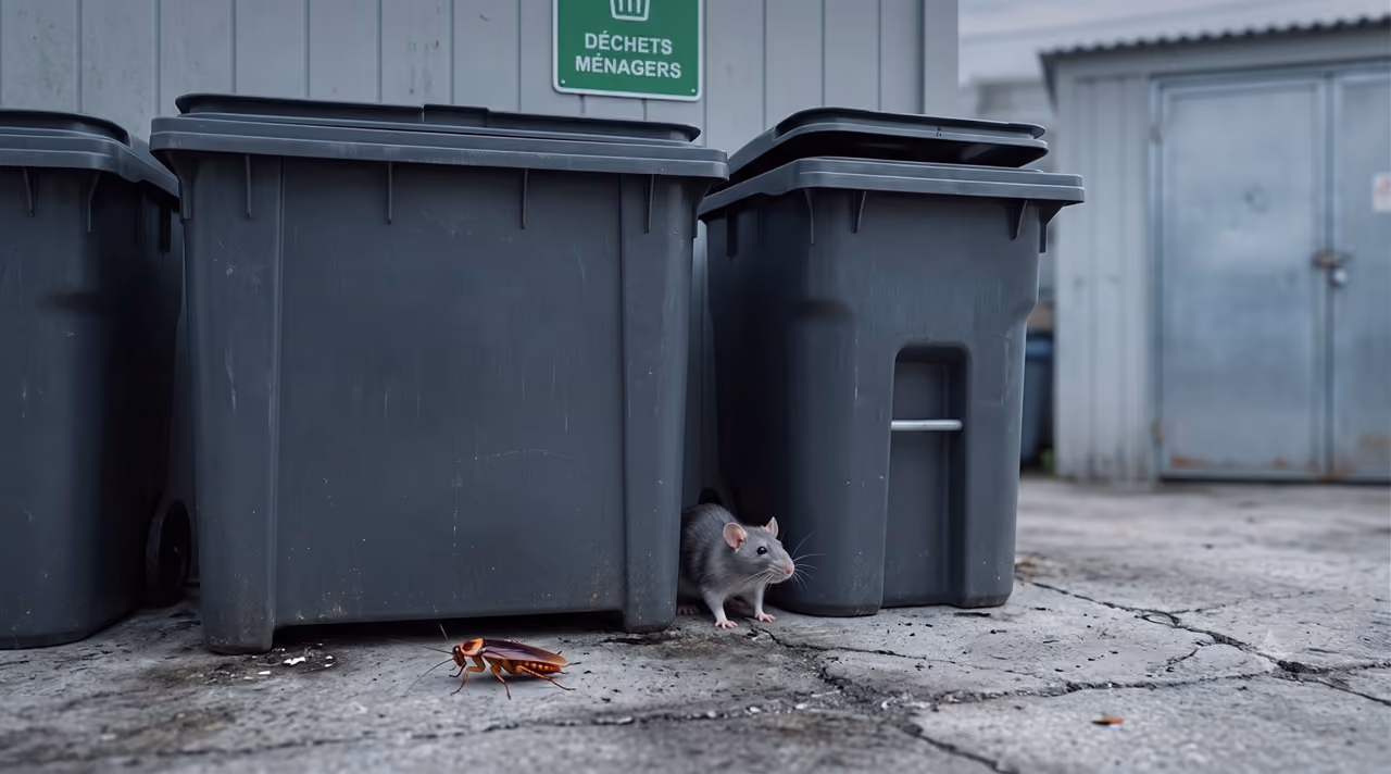 Fix Nuisible - intervention nuisibles syndic Bruxelles local poubelles