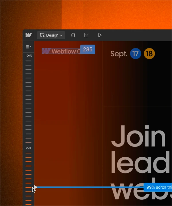 Webflow Analyze interface displaying AI-generated SEO recommendations, alt text suggestions and website optimization insights.