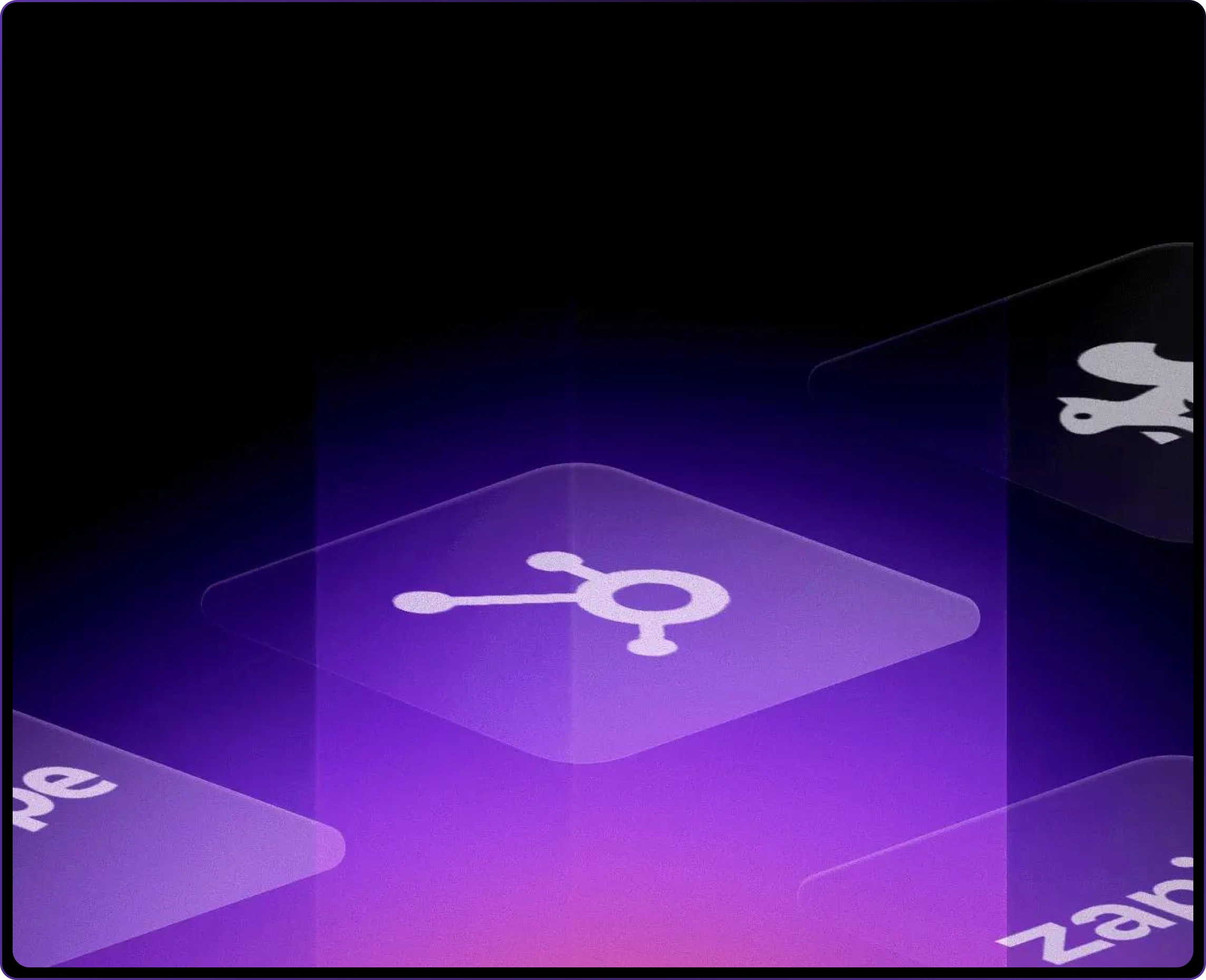Intégrations alimentées par l’IA connectant des outils comme HubSpot, Webflow et Zapier.