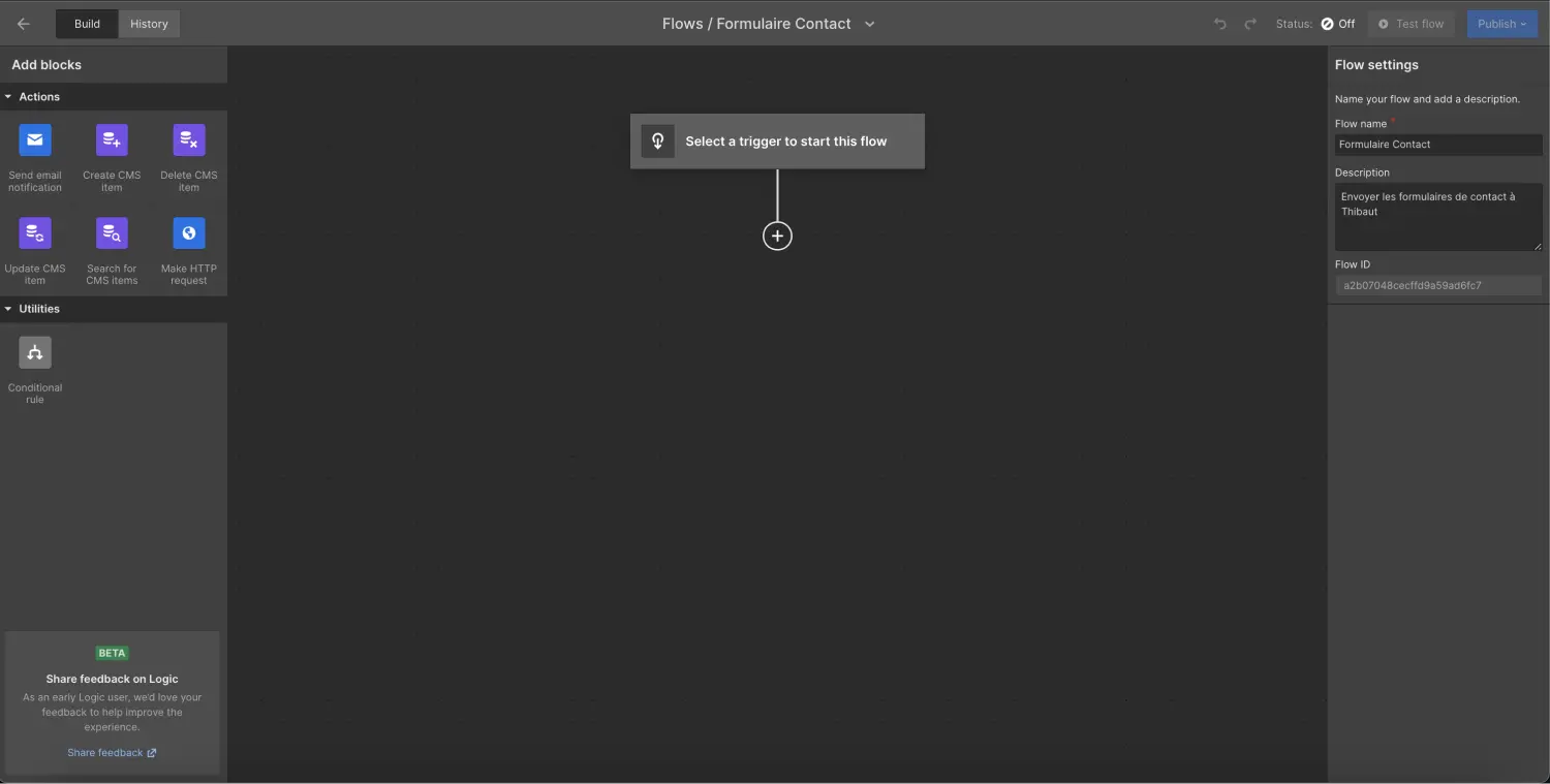 flow in webflow logic