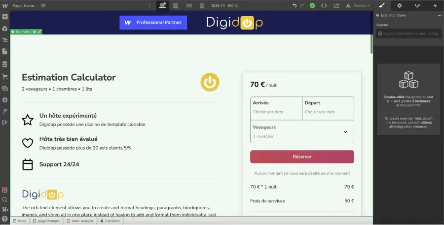 Symbol Webflow