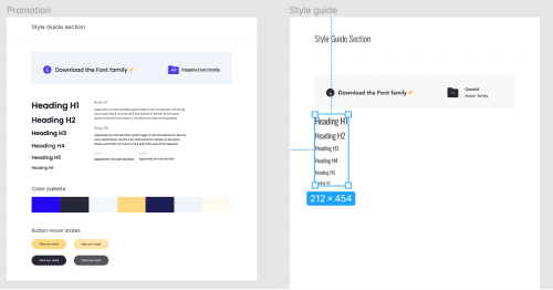 Headings Style Guide Figma