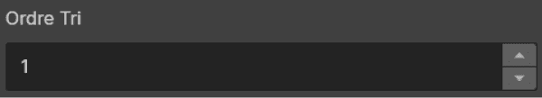 Ajout d'un numéro pour le champ ordre de tri dans un élément de collection Webflow