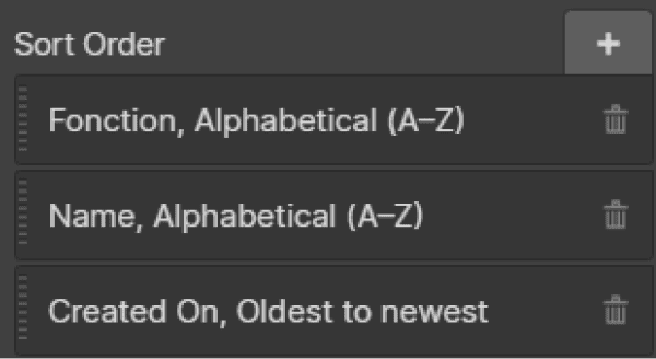 Ajout de plusieurs ordres de tri pour une liste de collection dans Webflow