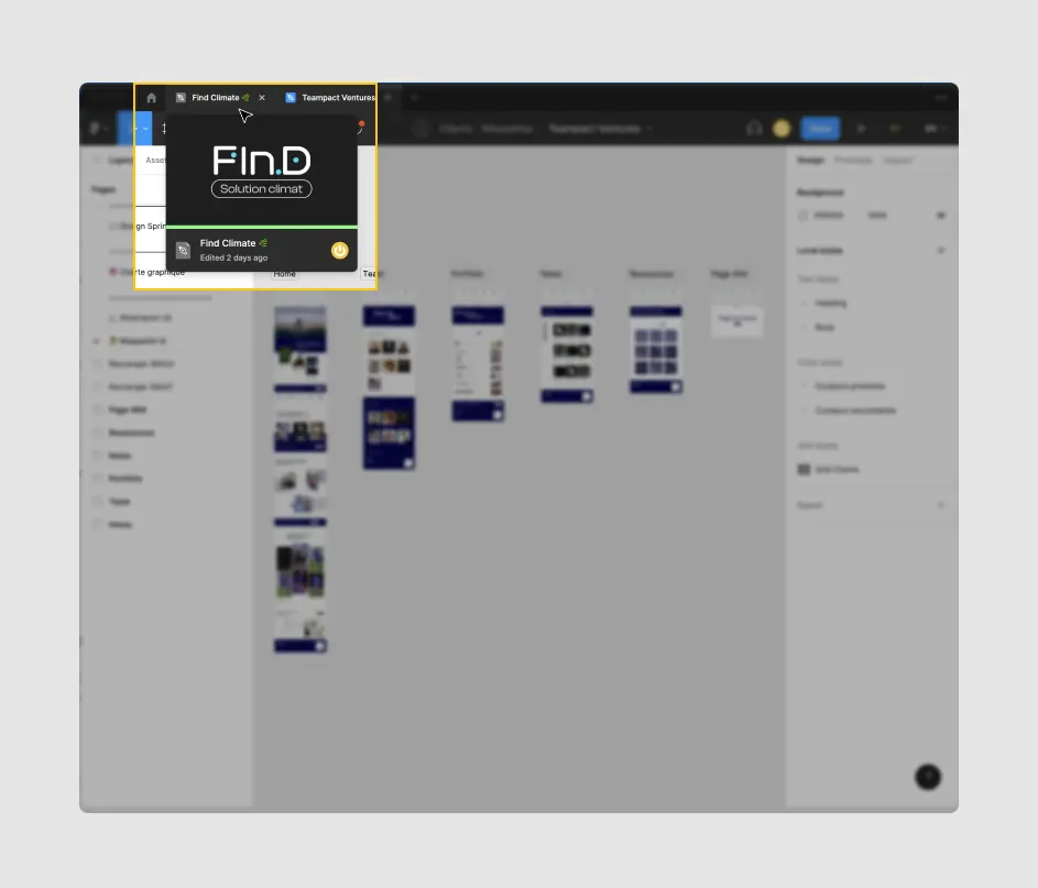 Aperçu de fichier sur figma