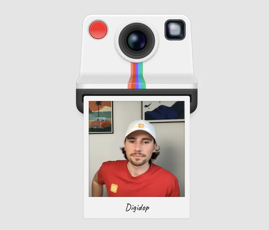 Photo de Thomas de Digidop sur Figma prise par le widget Photoboothe