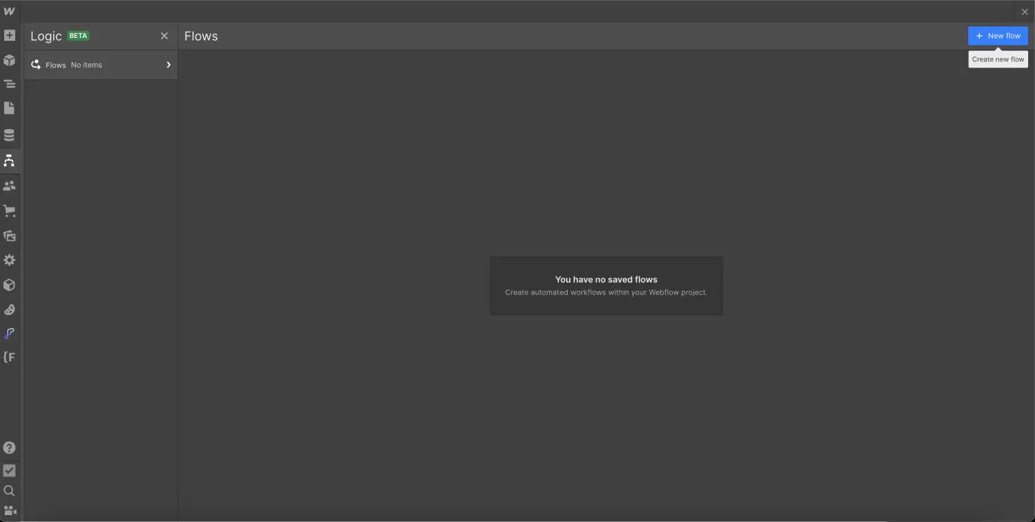 flow logic webflow