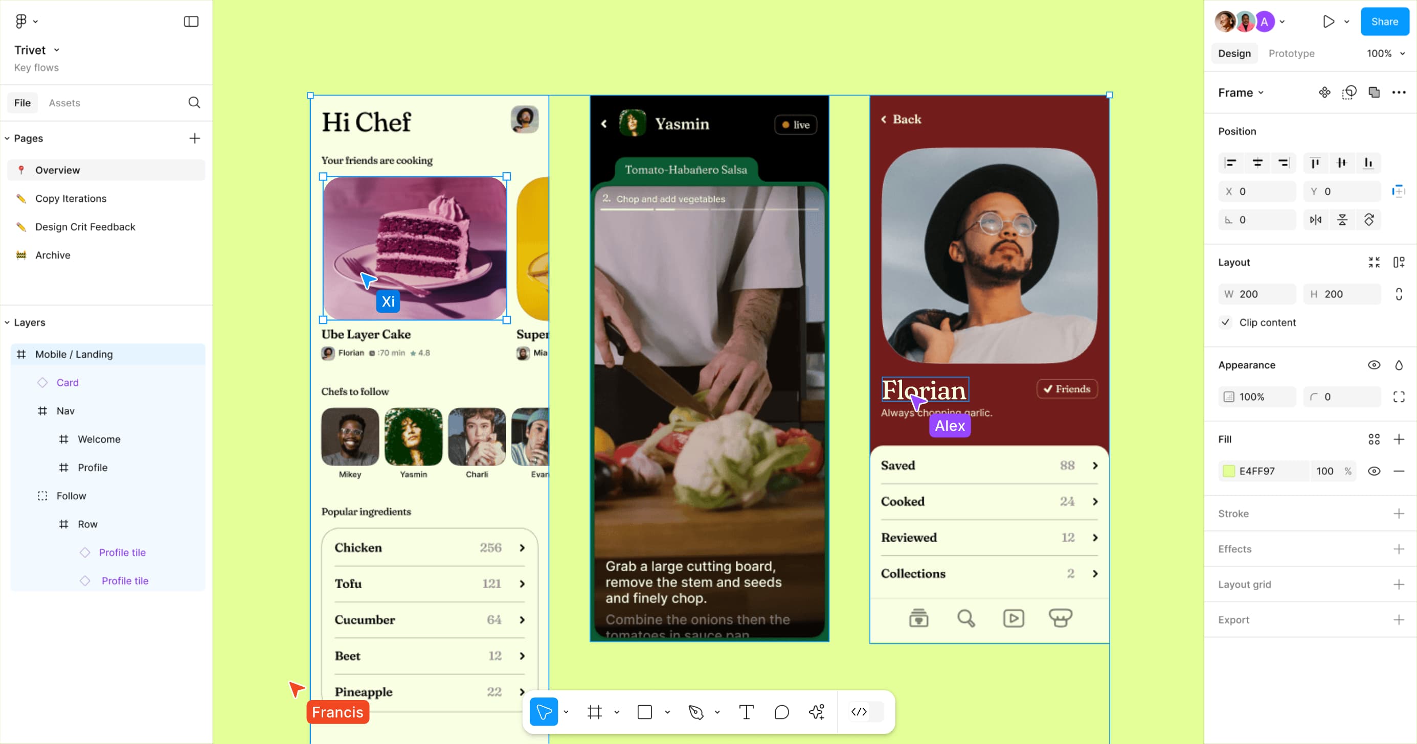 No-code Tool Interface Figma