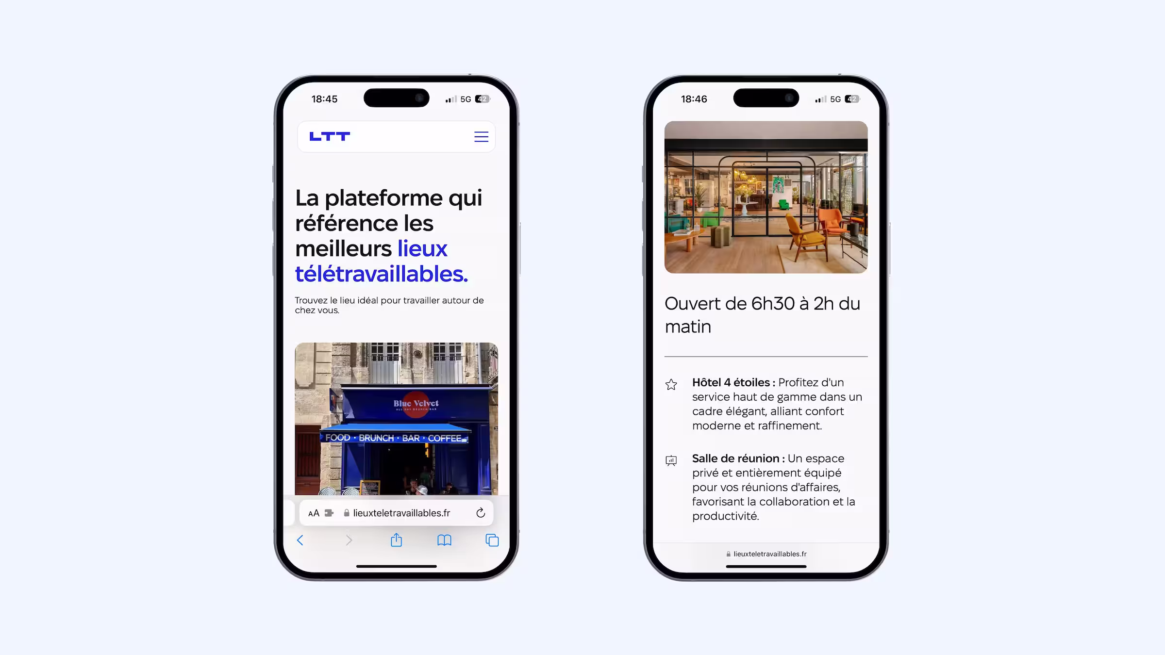 Site responsive LTT