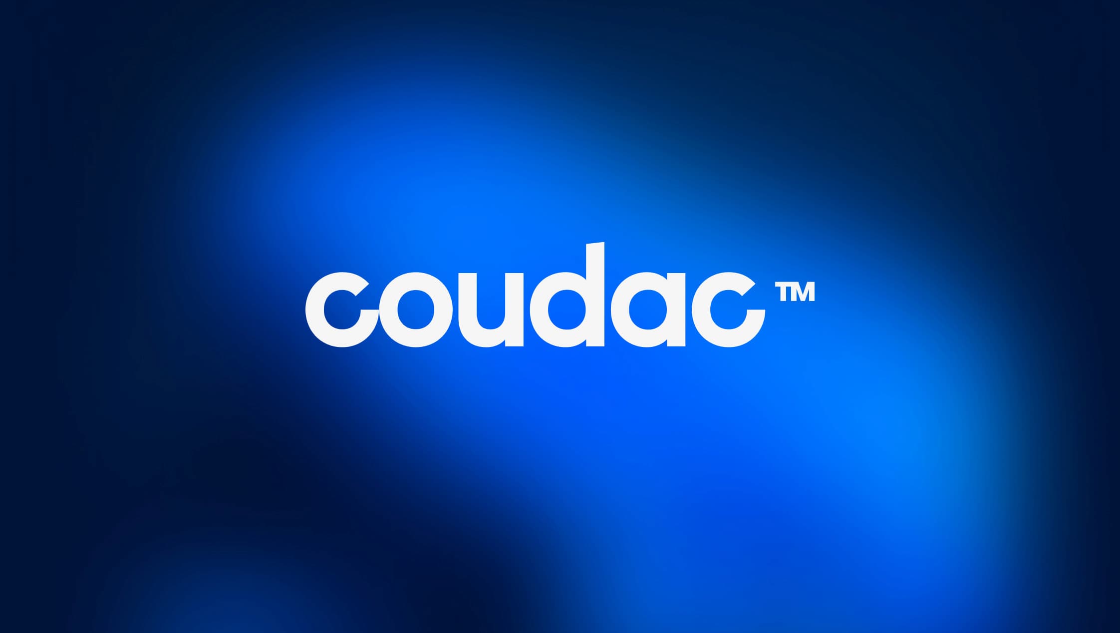 Coudac logo with bluish background