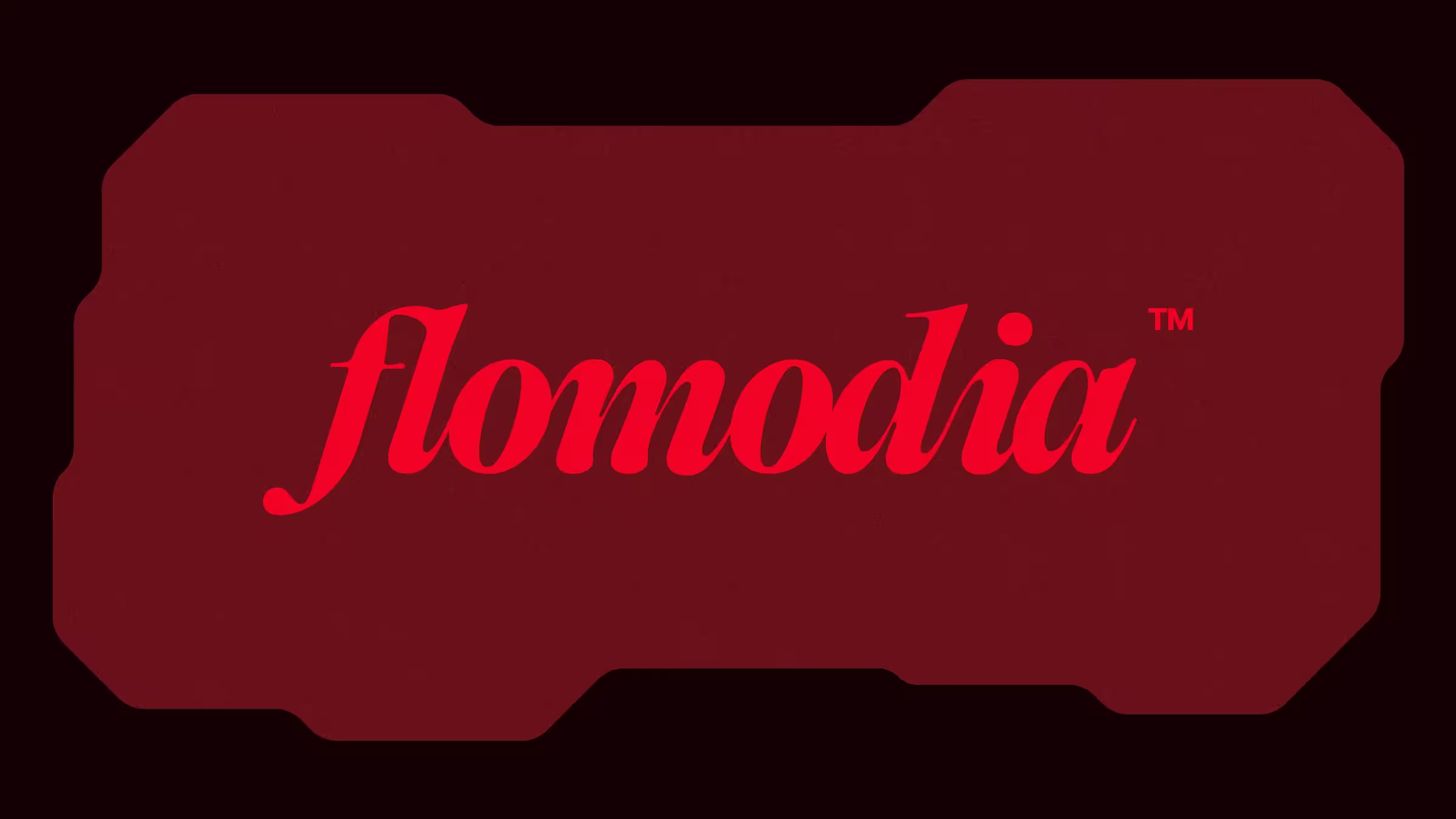 forme rouge du site web de flomodia avec le logo rouge de flomodia