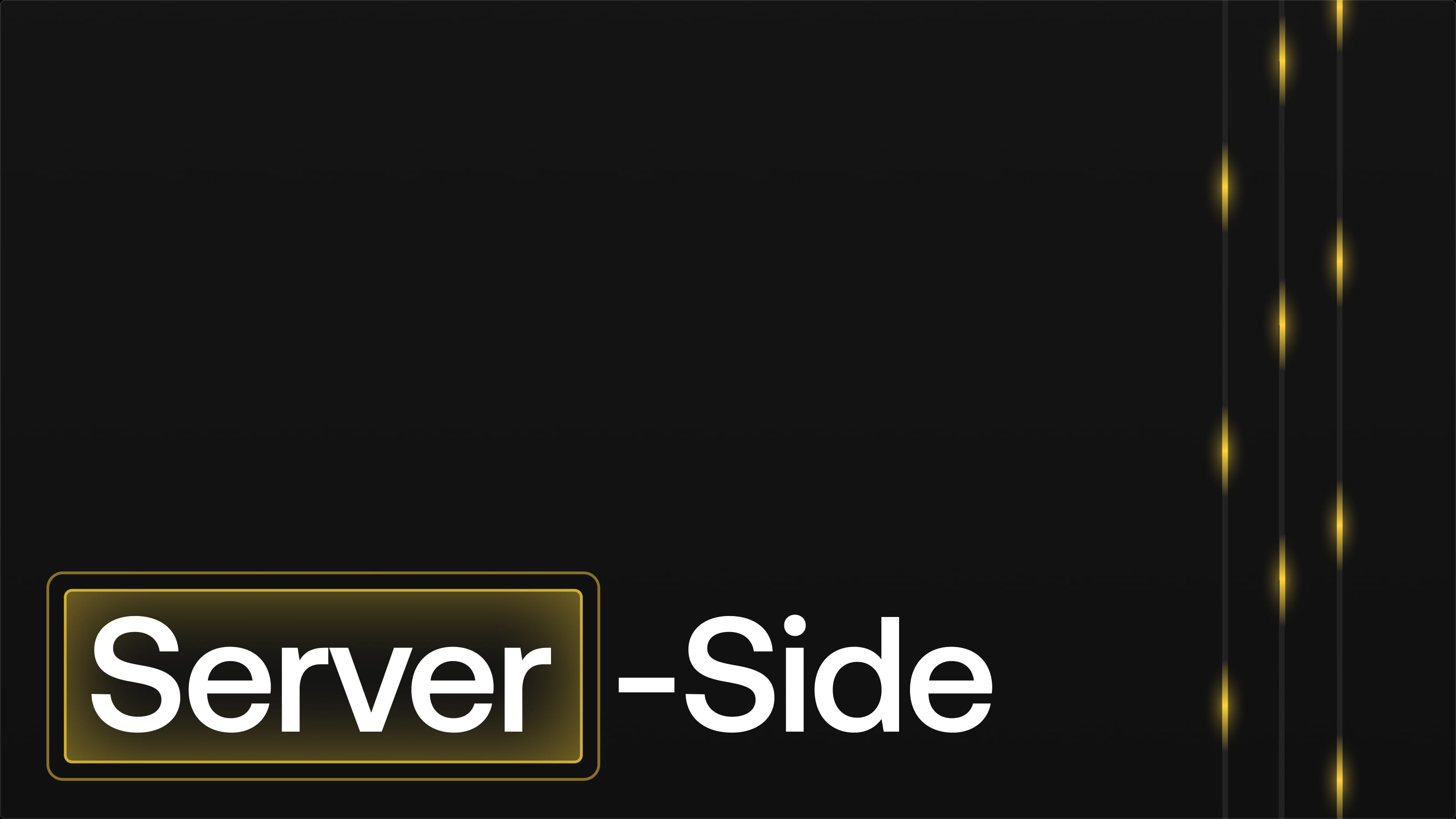 Illustration abstraite représentant le concept de suivi côté serveur (server-side)