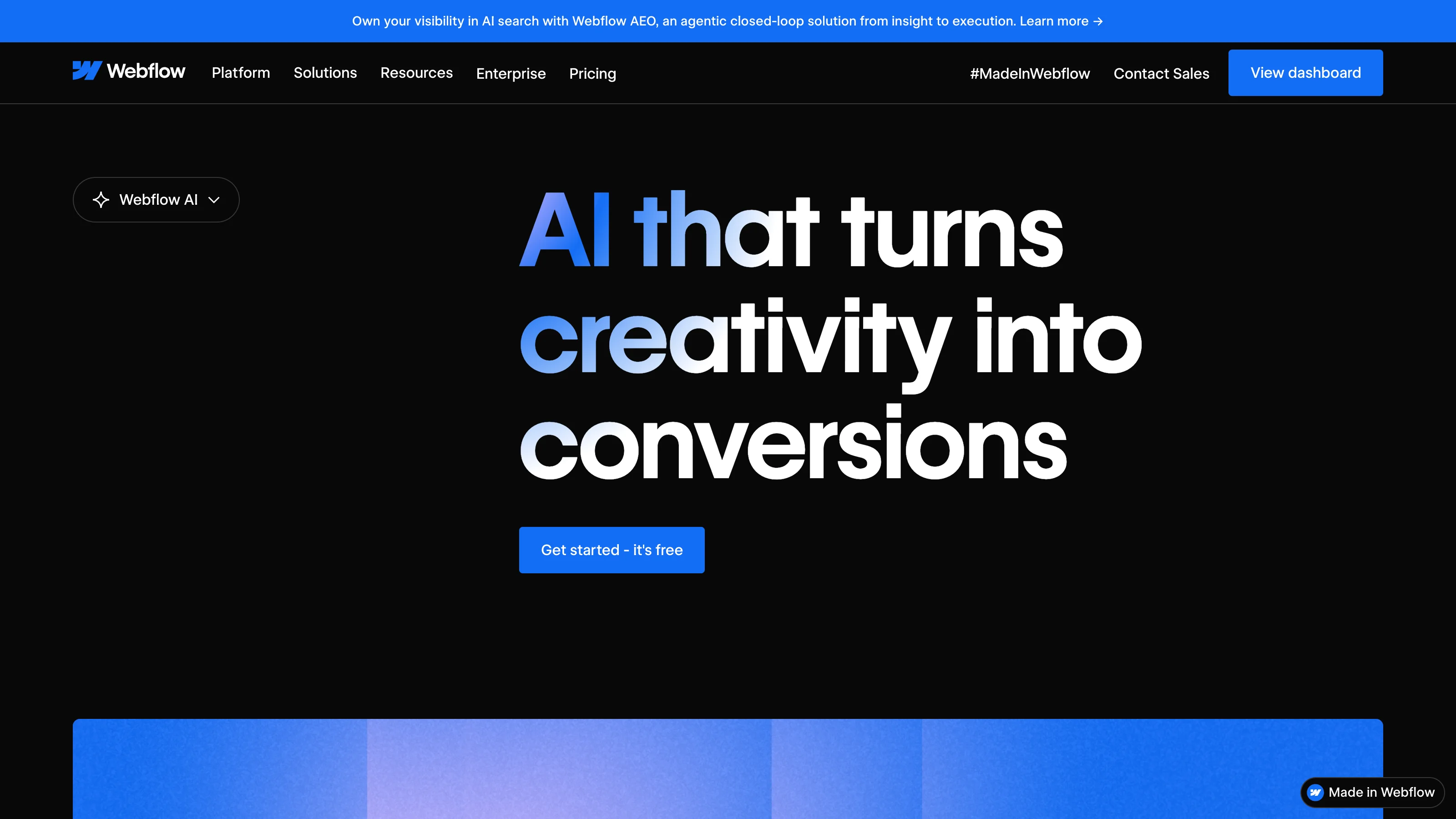 Webflow AI