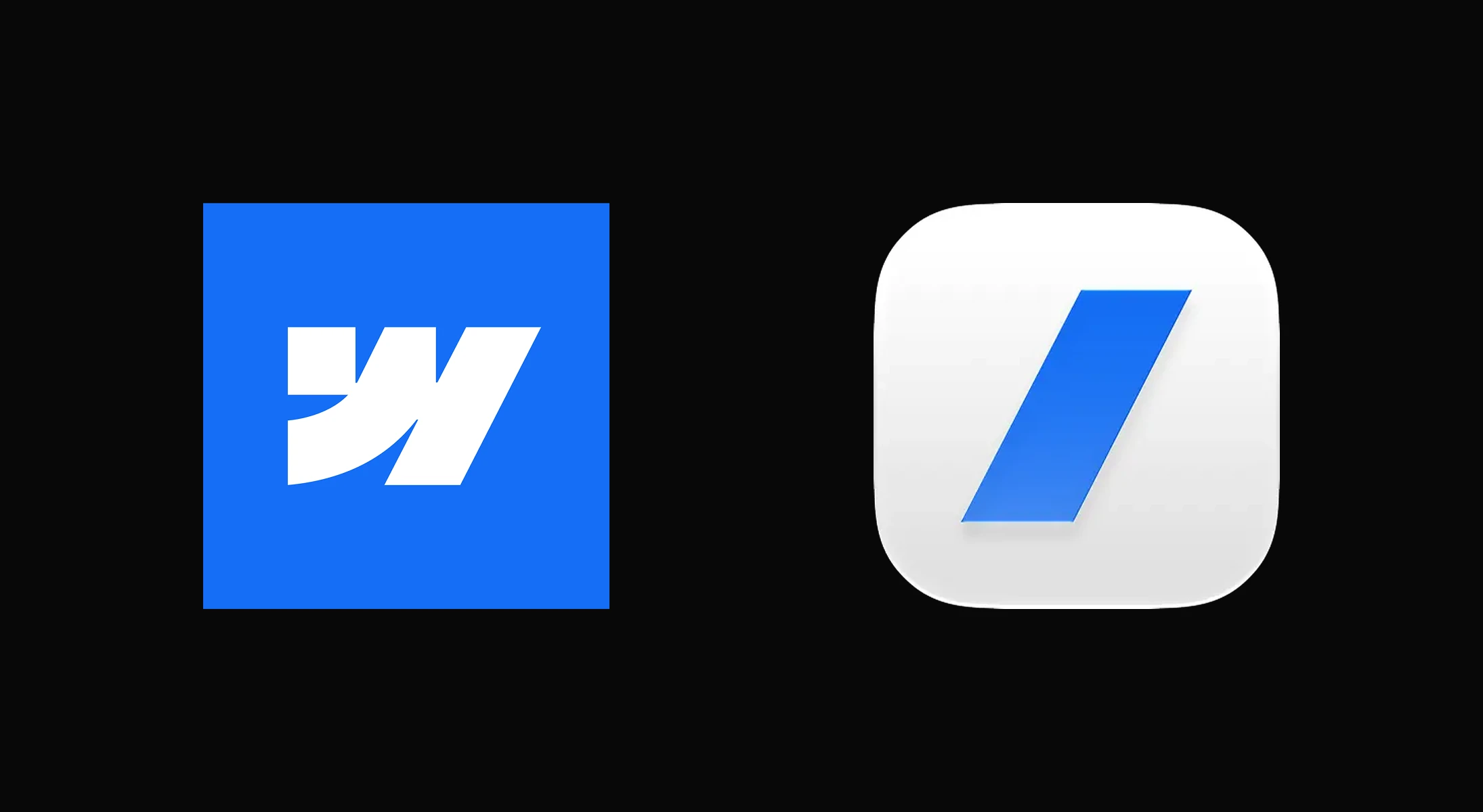 Webflow and Source logos side by side, representing Webflow’s evolution toward its new AI-native platform.