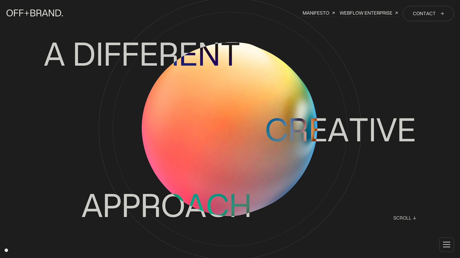 hero website agency Off Brand