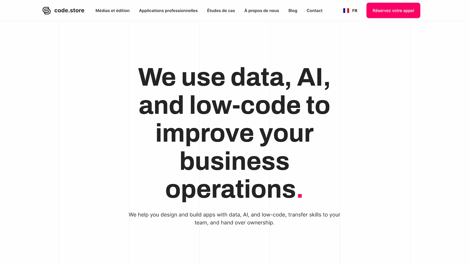 hero website agency Code.store