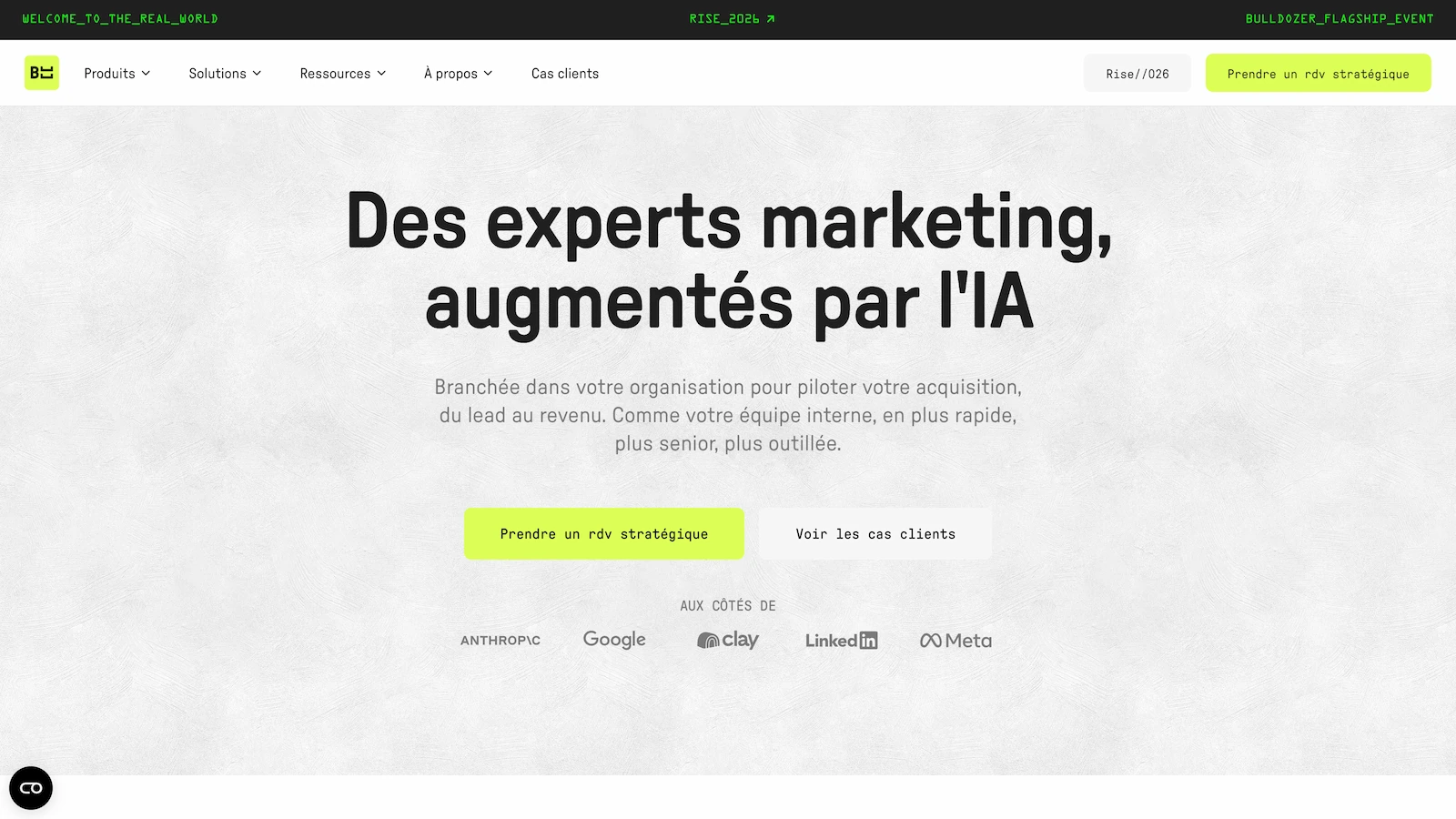 hero website agency Bulldozer