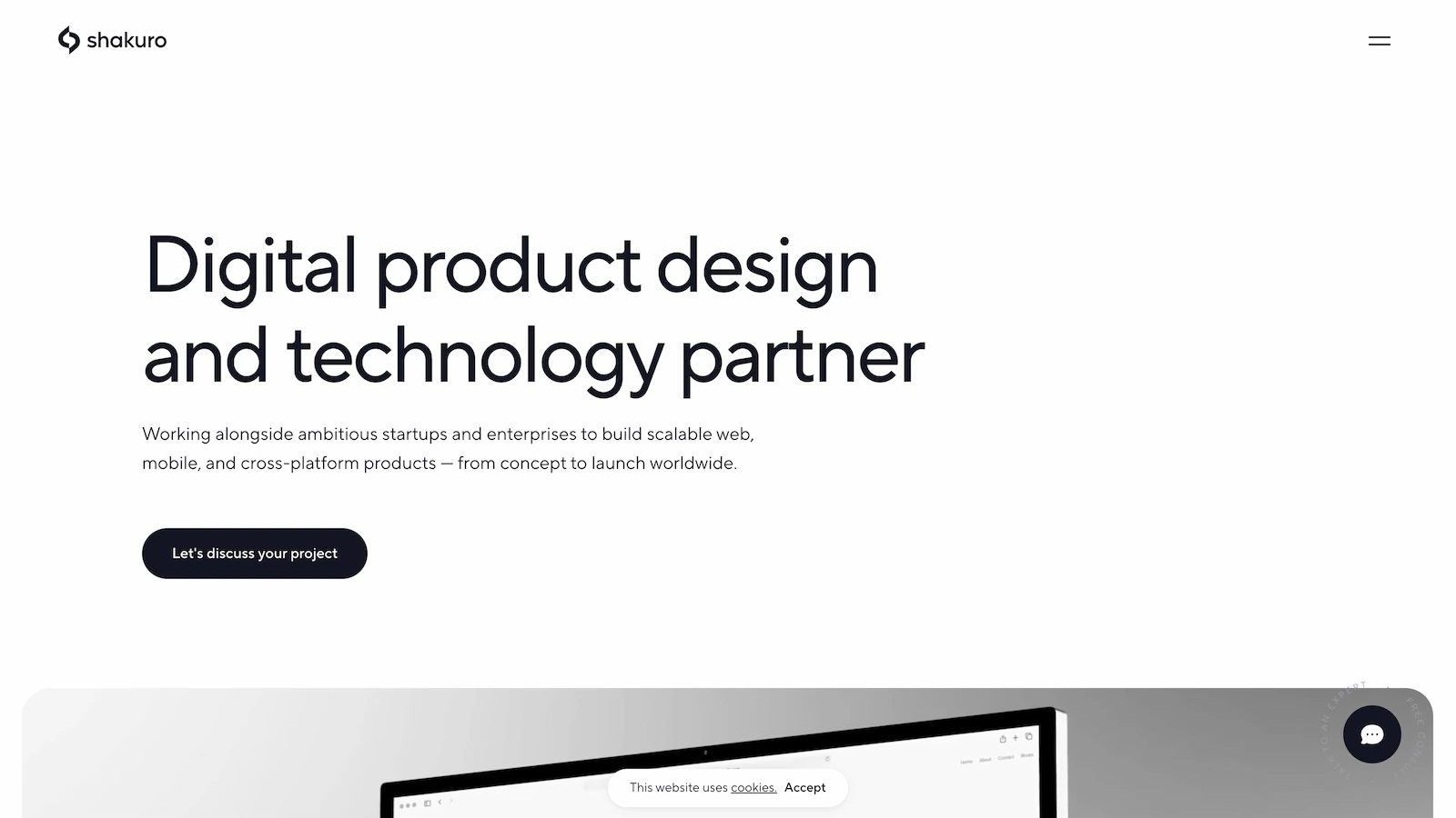 hero website agency Shakuro