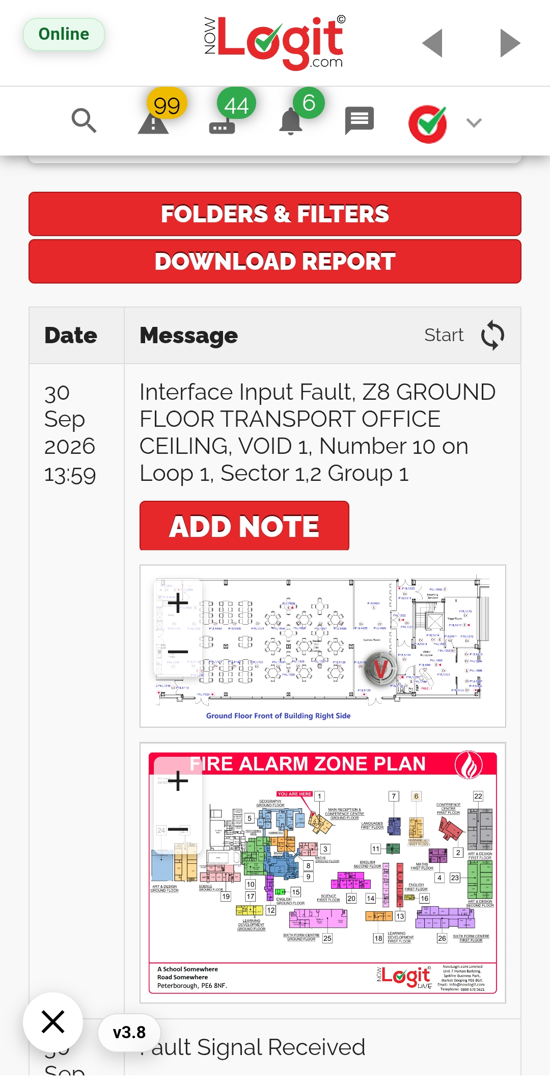 NowLogit V1 Live mobile event record and drawings