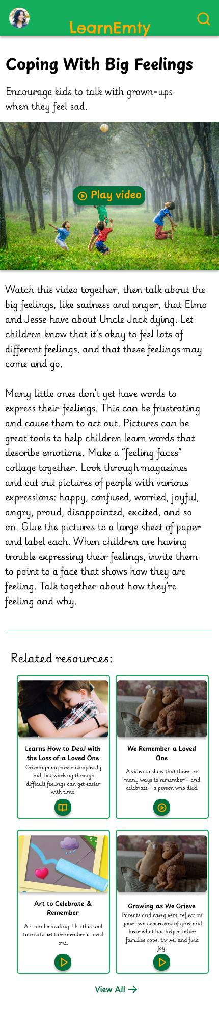 Screnshoot of the app video reproduction of the project.