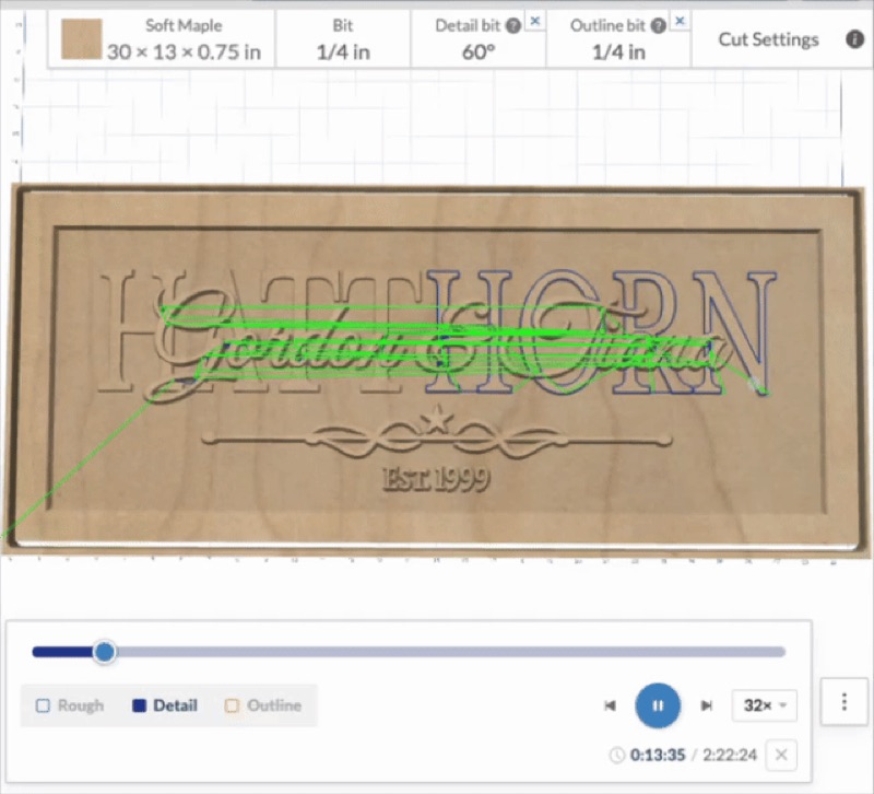 Choosing a second bit and pass type in Easel