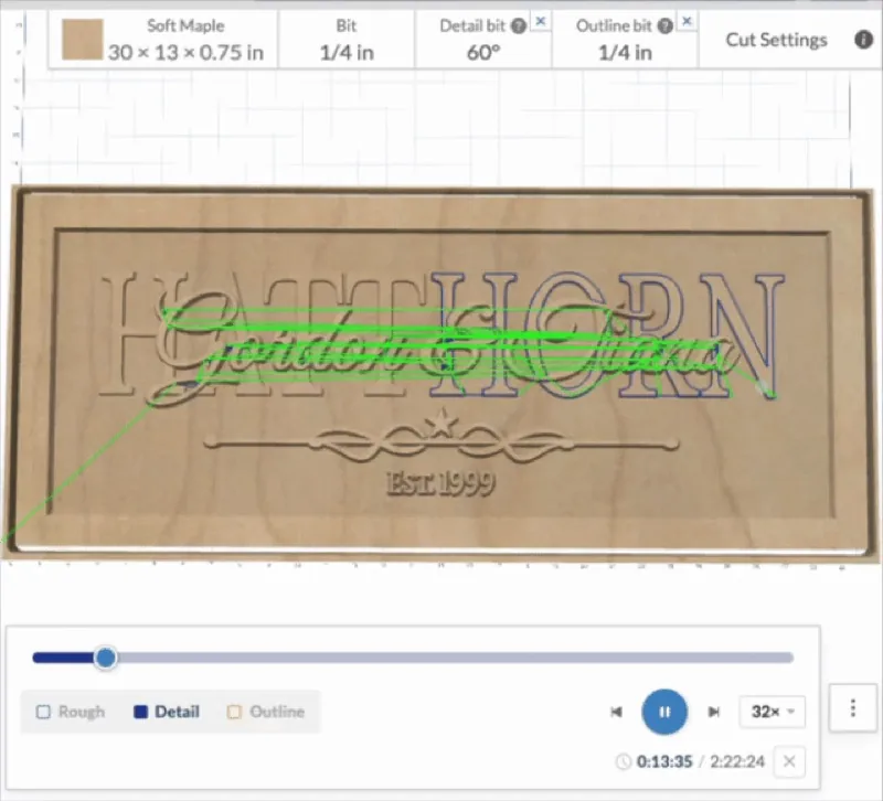 Choosing a second bit and pass type in Easel