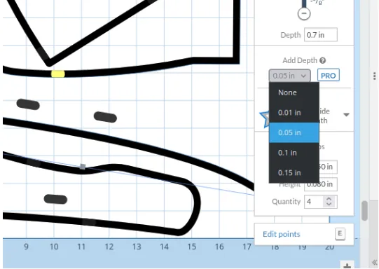 Add Depth control in Easel with a Pro badge