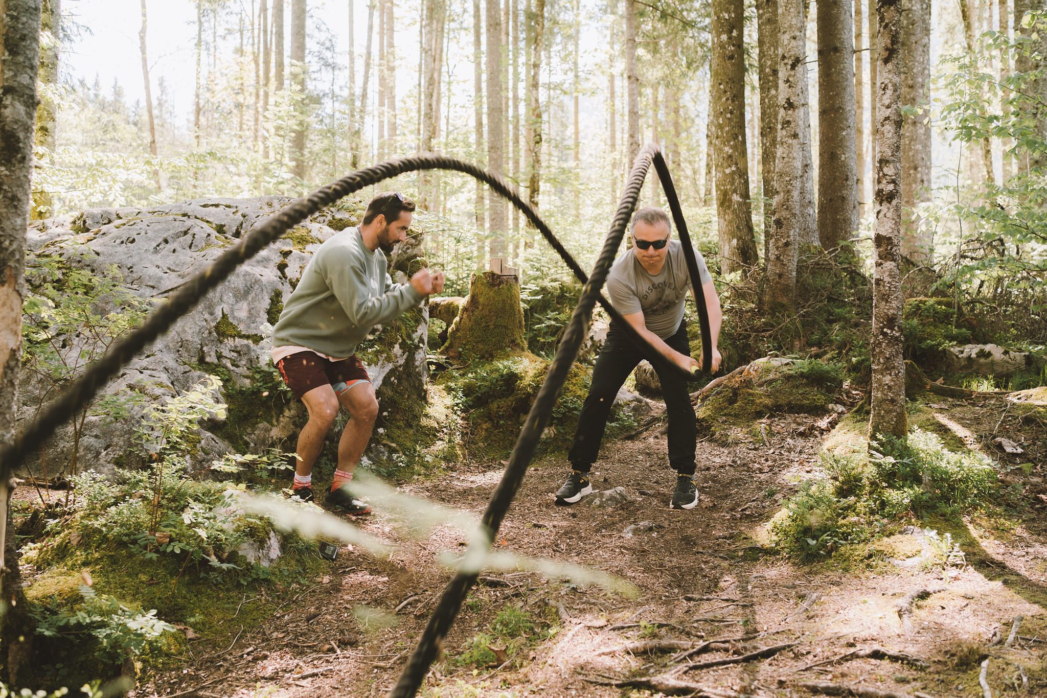 battle ropes und crossfit coach