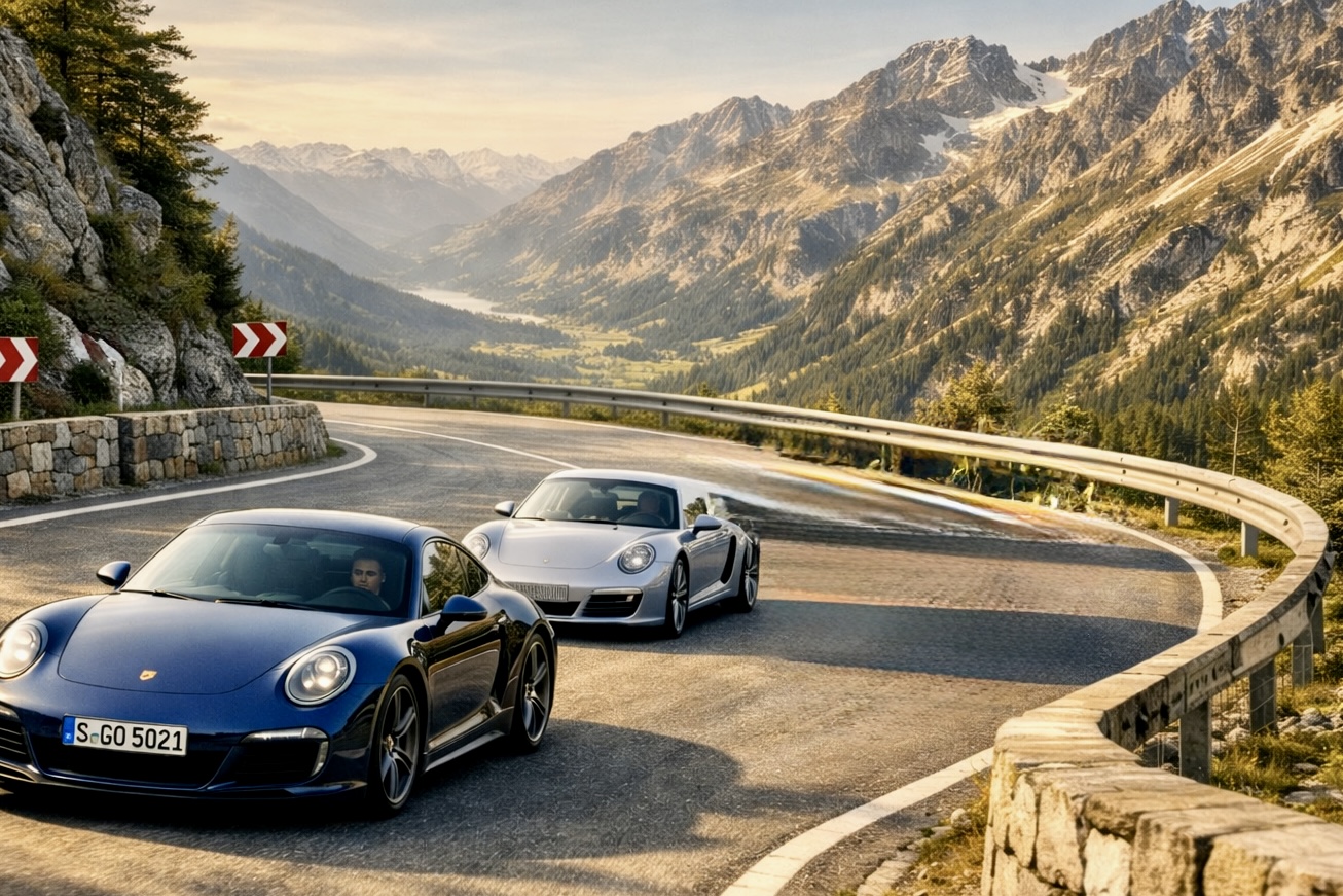 lisa gruber events sportwagtentouren sports cars tours  KI generated image