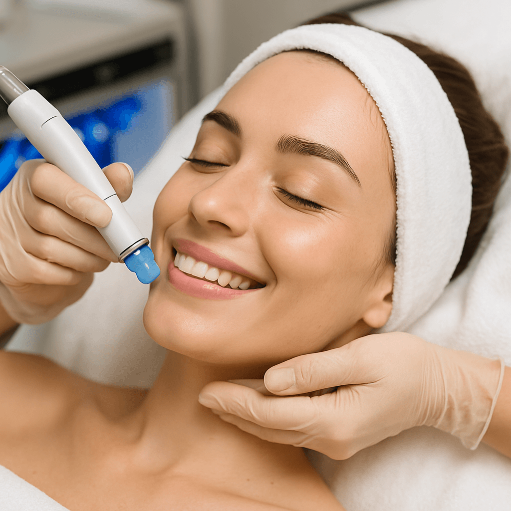 Glow and Grace MedSpa treatment room offering Hydrafacial in Ocala, FL