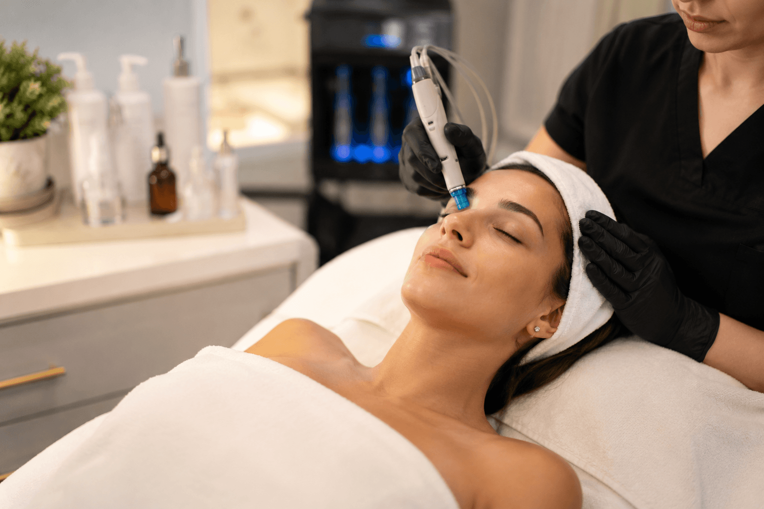 best facials in Ocala Florida Hydrafacial glowing skin treatment at Glow and Grace Aesthetic LLC