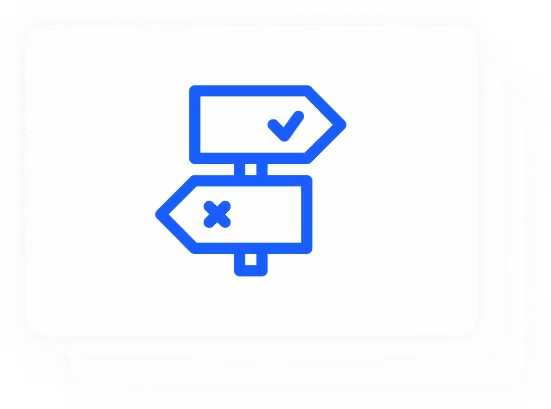 Decisions live outside the cost model